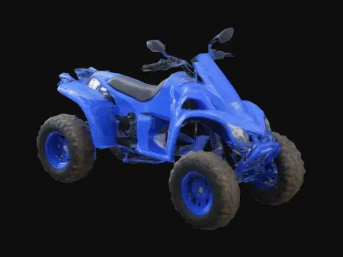 3D model for  SCP-1187 is a blue 2006 Kazuma 150cc All Terrain Vehicle.