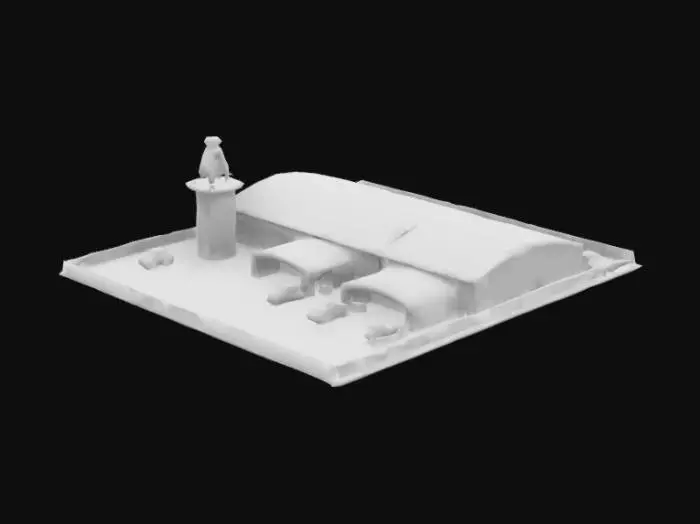 3D model for SCP-5299 is an installation in the Lake District superficially resembling an RAF base