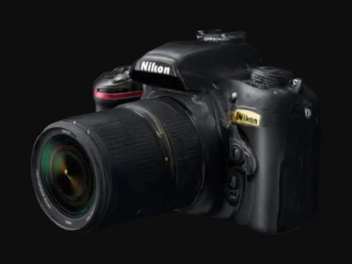 3D model for SCP-7122 is a Nikon brand D3500 DSLR Camera (Serial number ██████████) with a standard 18-55mm kit lens.