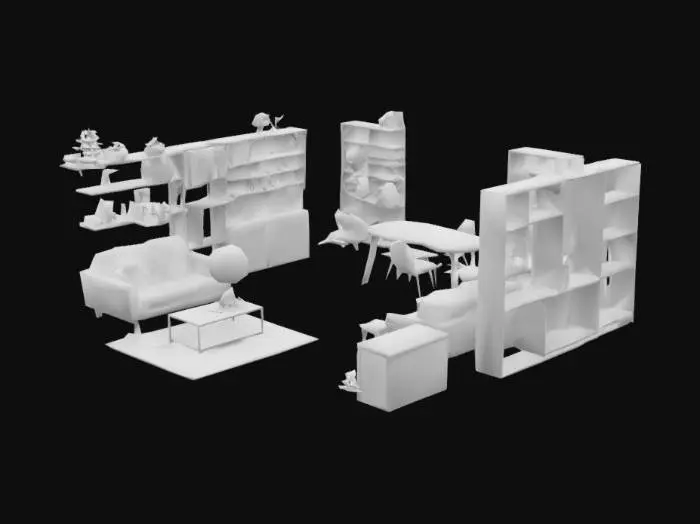 3D model for Card Title: A Swedish Furniture Store

Subtitle: Perfectly Normal

Type: Trap

Description: Spawns a friendly and welcoming department store. Players unfortunate enough to be inside the store when it opens will have to fight their way out, if they can get out at all. Bring your own instructions.