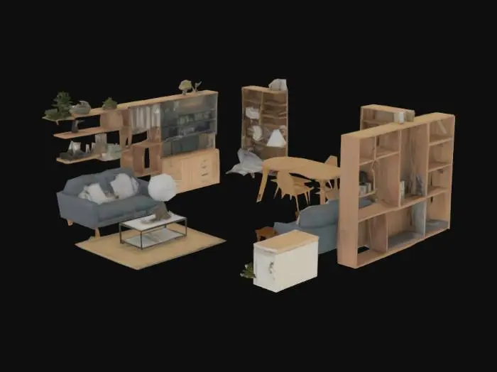 3D model for Card Title: A Swedish Furniture Store

Subtitle: Perfectly Normal

Type: Trap

Description: Spawns a friendly and welcoming department store. Players unfortunate enough to be inside the store when it opens will have to fight their way out, if they can get out at all. Bring your own instructions.