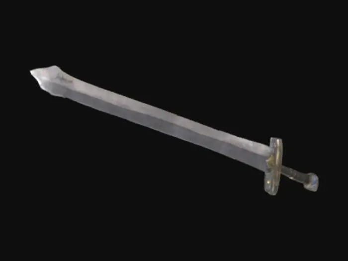 3D model for Card Title: Buster Sword

Subtitle: A BFS

Type: Weapon, Melee

Description: A big sword. Requires two hands to hold. Can cleft a man in twain with a single swing. Reduces stealth. Increases upper arm gains.