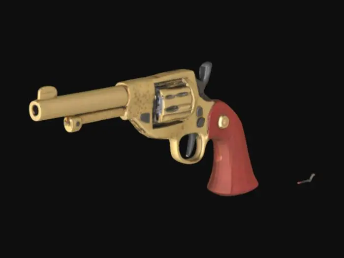 3D model for Card Title: Dr. Mann’s Six-Shooter

Subtitle: Ole Reliable

Type: Weapon, Ranged

Description: A revolver used by infamous Foundation doctor Everett Mann. Bonus to accuracy. Bonus to damage vs. undead. Bonus to lunacy.