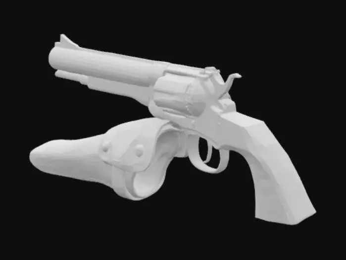 3D model for Card Title: Dr. Mann’s Six-Shooter

Subtitle: Ole Reliable

Type: Weapon, Ranged

Description: A revolver used by infamous Foundation doctor Everett Mann. Bonus to accuracy. Bonus to damage vs. undead. Bonus to lunacy.