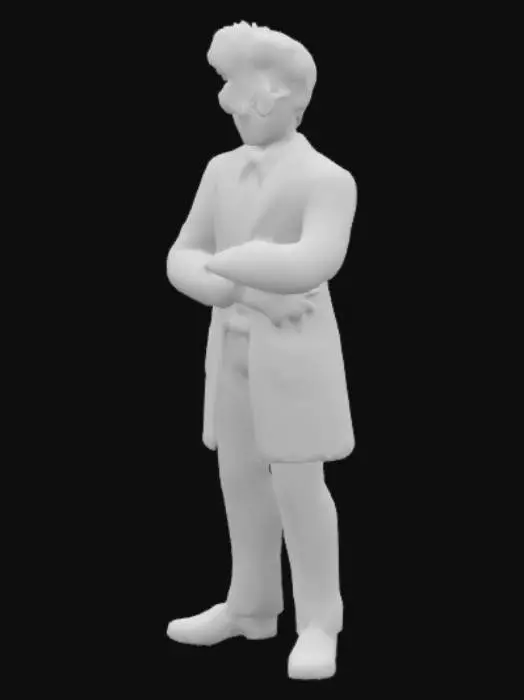 3D model for SCP-7956 is the designation given to Senior Researcher Verre D'eau, the Division Co-Head of Site-400's Department of Anomalous Communications and Relations. SCP-7956 is an adult male of French-Singaporean descent, 171 centimeters in height with black hair and brown eyes.