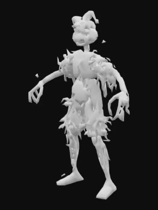 3D model for The Jolly Ghost of Present Times