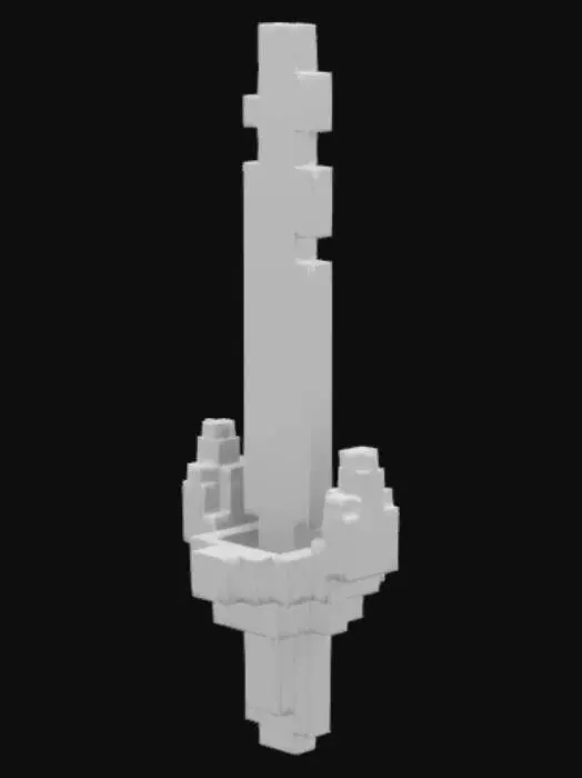3D model for Shadow Candle (Terraria)