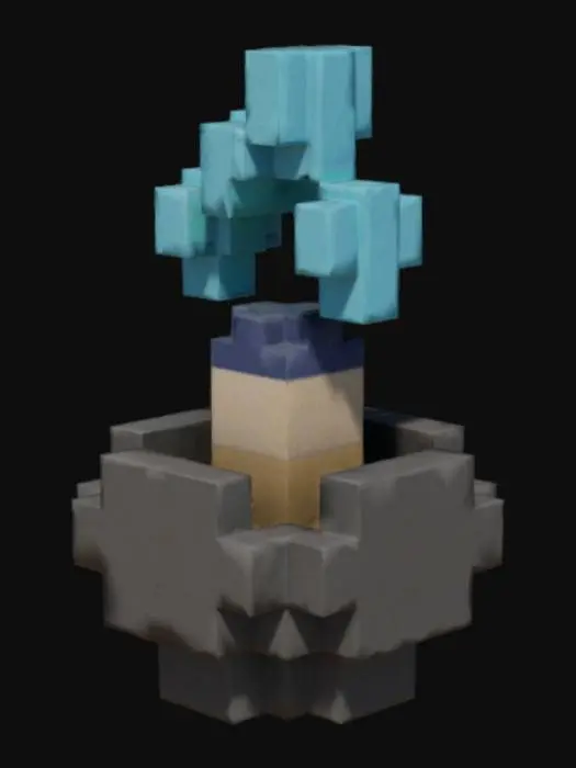 3D model for Shadow Candle (Terraria)