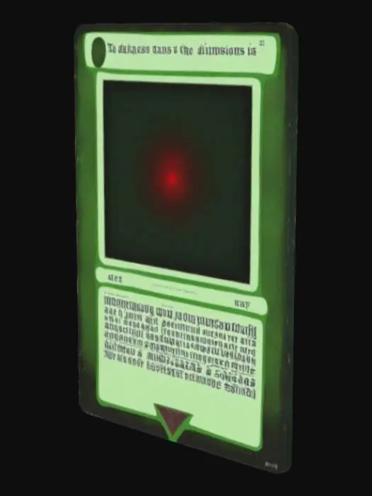 3D model for SCP-3301 card: Darkness Between Dimensions