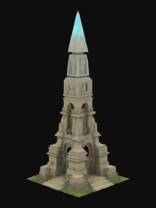 3D model for Card Title: Babel’s Spire

Subtitle: The Friendly Union of Man and Beast

Type: Structure

Description: Spawns the Babel Spire on a square of your choosing within line of sight. Nearby animals join your side, and gain +2 attack. Those who do not are sacrificed to Babel. Aya aya aya blood blood blood.