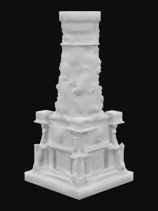 3D model for Card Title: Babel’s Spire

Subtitle: The Friendly Union of Man and Beast

Type: Structure

Description: Spawns the Babel Spire on a square of your choosing within line of sight. Nearby animals join your side, and gain +2 attack. Those who do not are sacrificed to Babel. Aya aya aya blood blood blood.