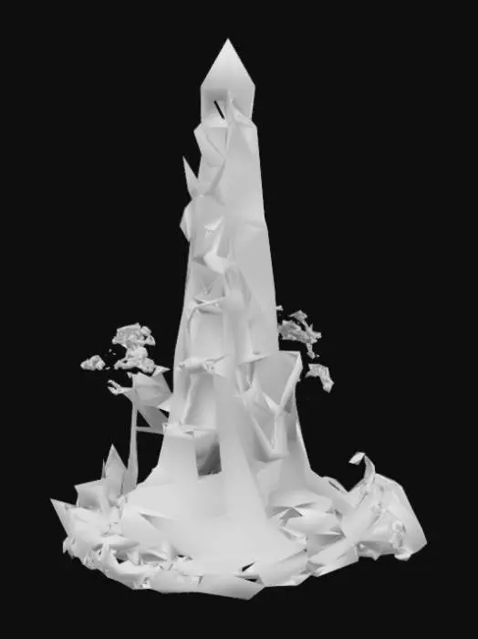 3D model for Card Title: Babel’s Spire

Subtitle: The Friendly Union of Man and Beast

Type: Structure

Description: Spawns the Babel Spire on a square of your choosing within line of sight. Nearby animals join your side, and gain +2 attack. Those who do not are sacrificed to Babel. Aya aya aya blood blood blood.