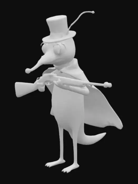 3D model for Card Title: A Sea Slug

Subtitle: A Proper Gentleman

Type: Companion

Description: Spawns A Sea Slug to act as your companion. Wields an anti-materiel rifle. Talks a lot. Can summon a ghostly butler to do your bidding (with limitations!), but has a 10 round cool-down.