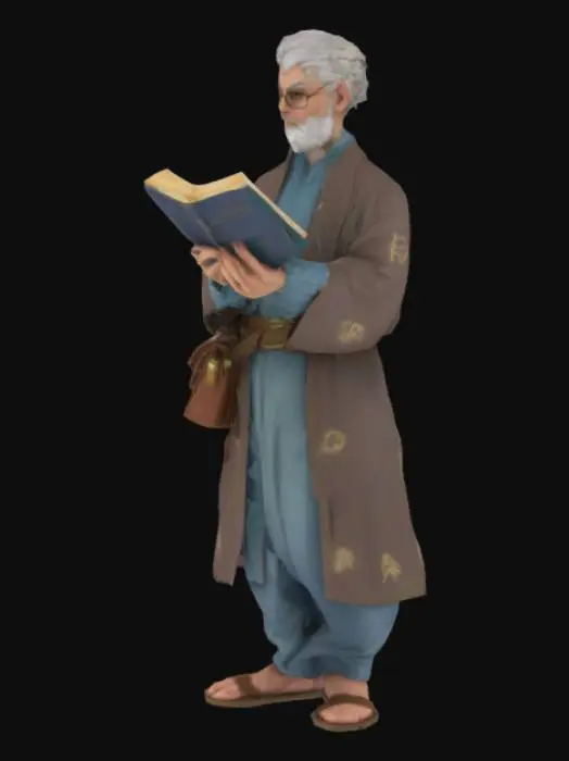 3D model for Card Title: A Librarian

Subtitle: A Wanderer

Type: Companion

Description: Summons a Librarian to act as your companion. Has innate knowledge about a vast array of creatures and realms. Might be able to read your opponent’s hands, who knows. If attacked, they’ll flee back to their Library. Typical.