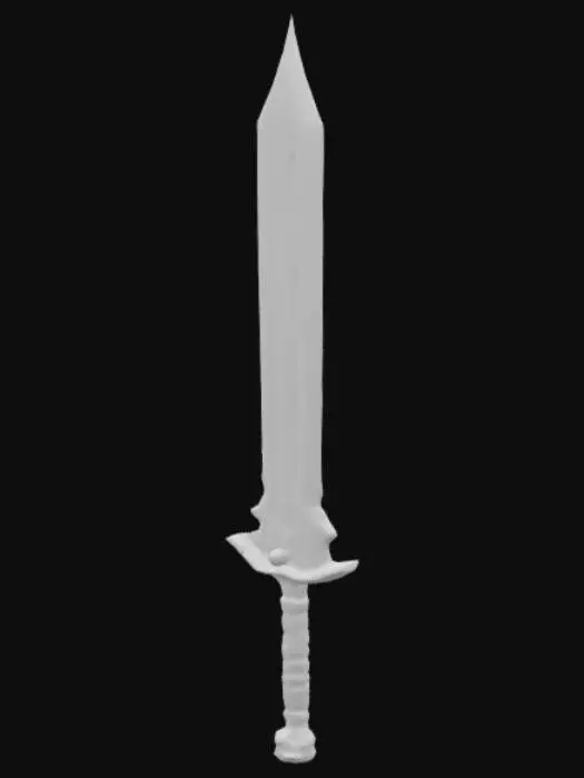 3D model for Card Title: Buster Sword

Subtitle: A BFS

Type: Weapon, Melee

Description: A big sword. Requires two hands to hold. Can cleft a man in twain with a single swing. Reduces stealth. Increases upper arm gains.