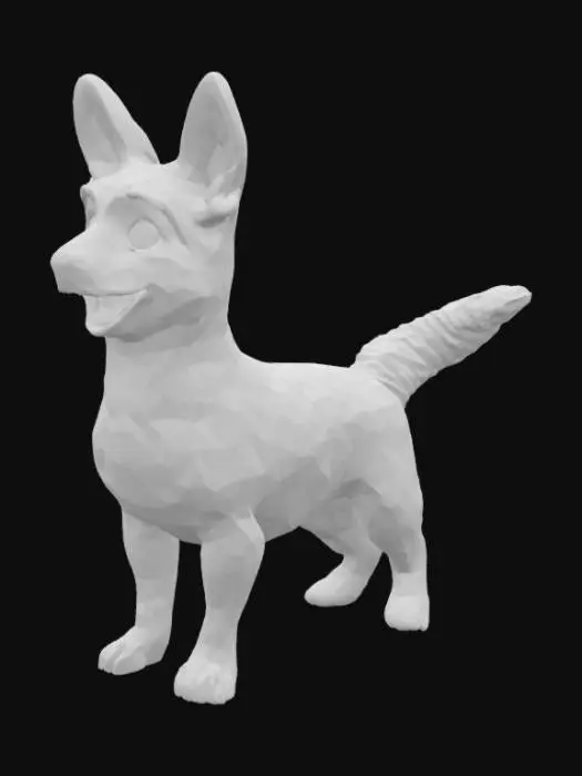 3D model for Card Title: L O N G C O R G
Subtitle: Stretch Doggo
Type: Anomaly, Sentient, Animal
Description: An immensely long corgi. Used for public transportation. A very good boy.