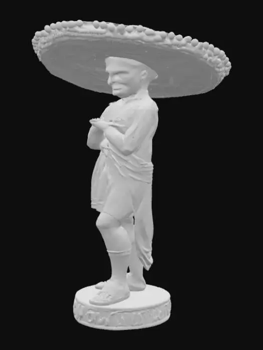 3D model for Card Title: SCP-173 In A Sombrero

Subtitle: Ay Caramba

Type: Anomaly, Construct

Description: A statue in a sombrero. Gave up a life of snapping necks to pursue its dream of dancing. Nearby entities may be overcome by the urge to dance.
