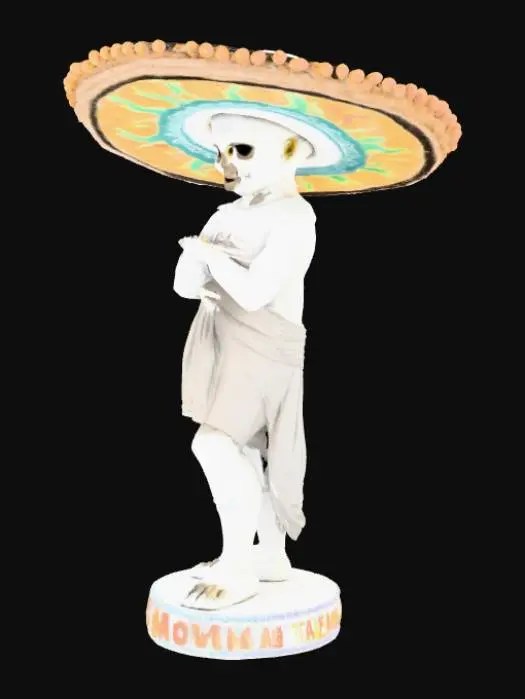 3D model for Card Title: SCP-173 In A Sombrero

Subtitle: Ay Caramba

Type: Anomaly, Construct

Description: A statue in a sombrero. Gave up a life of snapping necks to pursue its dream of dancing. Nearby entities may be overcome by the urge to dance.