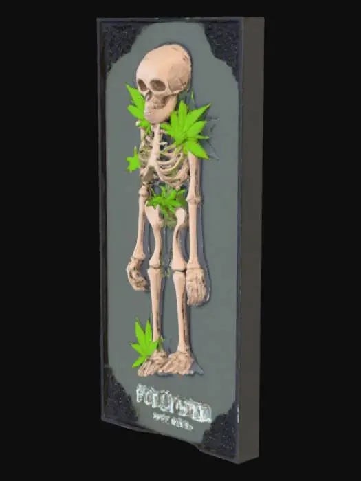 3D model for Card Color: Black

Card Title: Pot of Weed

Description: THERE IS A PLACE IN HELL FOR CHEATERS AND A HOLE JUST YOUR SIZE. Draw two cards, but you still take damage.

Effect: The player draws two cards, and begins experiencing symptoms of psychoactive drug exposure; each successive use of "Pot of Weed" increases the intensity of these symptoms.