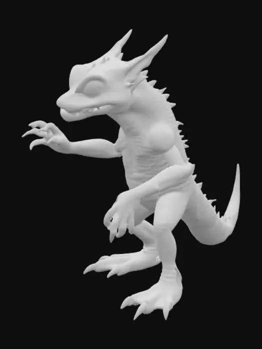 3D model for Card Color: Orange

Card Title: PERFECT HATRED

Subtitle: A Decidedly Imperfect Termination Attempt.

Type: Anomaly | Sentient | Supreme Divine

Description: The perfect expression of pure hatred. Don't mess with the lizard, children.

Stats: ?? ATK / ?? DEF / ?? HP | (All values were listed as STACK_OVERFLOW_ERROR instead of as numbers)