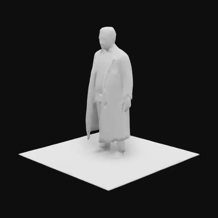 3D model for SCP-1848 currently presents as a middle-aged, Caucasian male, approximately 1.7 meters tall and 130 kilograms (the approximate height, weight, and appearance of Dr. Ellis Cartwright, the head of SCP-1848's containment team). SCP-1848 is known to change forms, but it has maintained its current form since the most recent revision of its containment procedures.