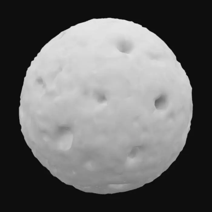 3D model for SCP-4524 is an astronomical body roughly the same size as Earth's moon, composed entirely of human cells, that is currently orbiting Uranus. The structure of the SCP-4524 material suggests the initial form of the planetoid was humanoid