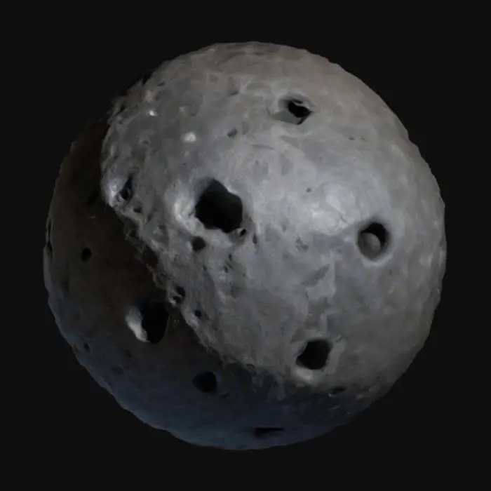 3D model for SCP-4524 is an astronomical body roughly the same size as Earth's moon, composed entirely of human cells, that is currently orbiting Uranus. The structure of the SCP-4524 material suggests the initial form of the planetoid was humanoid