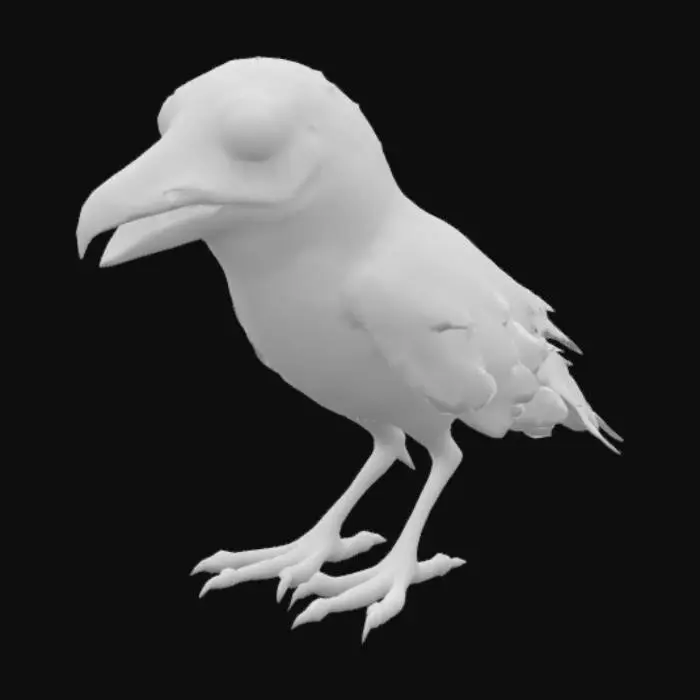 3D model for Card Title: A Very Loud Bird

Subtitle: oh god make it stop

Type: Companion

Description: Summons some sort of awful eldritch abomination stuffed into the body of a small bird to act as your companion. Despicably loud. Can stun foes and entities, and commune with fellow anomalies. Unless otherwise protected, players who spend too much time in the presence of A Very Loud Bird will slowly lose their minds.