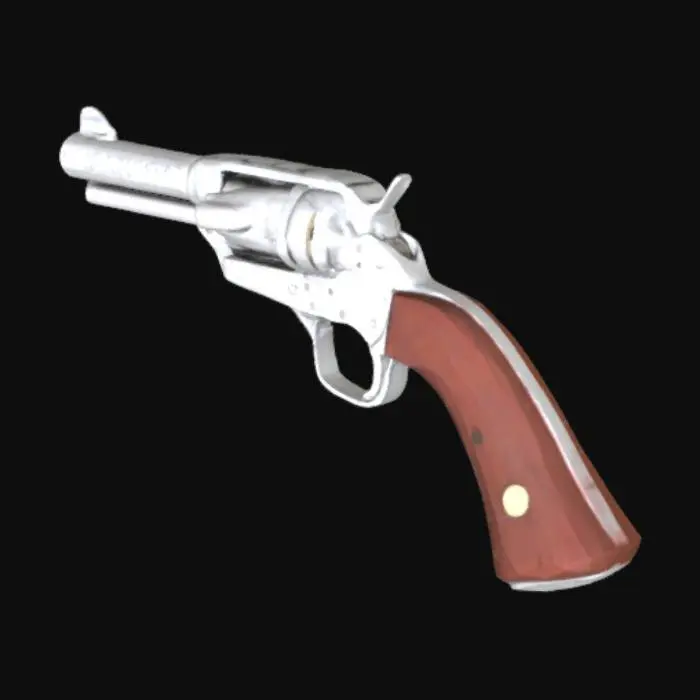 3D model for Card Title: Dr. Mann’s Six-Shooter

Subtitle: Ole Reliable

Type: Weapon, Ranged

Description: A revolver used by infamous Foundation doctor Everett Mann. Bonus to accuracy. Bonus to damage vs. undead. Bonus to lunacy.