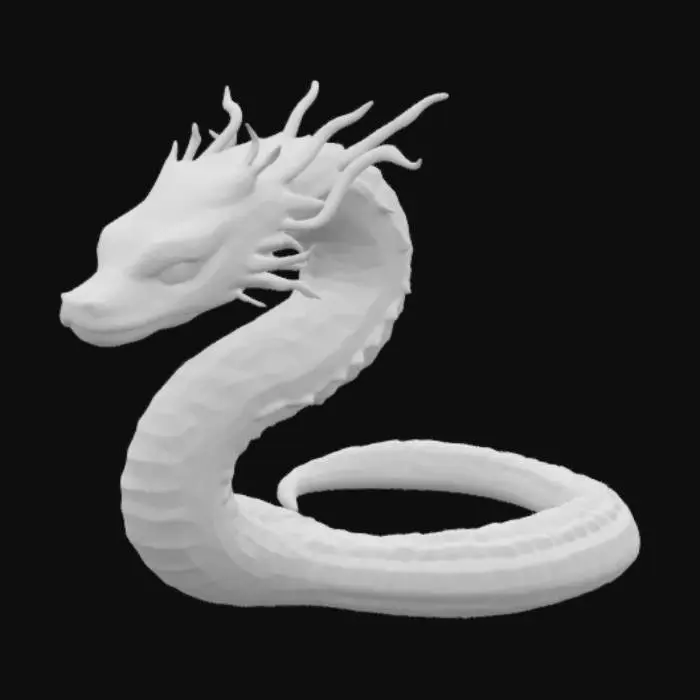 3D model for Card Title: The Serpent
Subtitle: The Source of Knowledge
Type: Anomaly, Sentient, Supreme Divine
Description: Tricked Adam El Asem into eating from the Tree of Knowledge, freeing itself from its prison. Legends say the Wanderer’s Library is built on its back. Thinks it knows everything. Probably does.