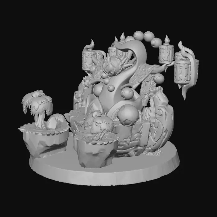 3D model for Lustrous Longan Palace