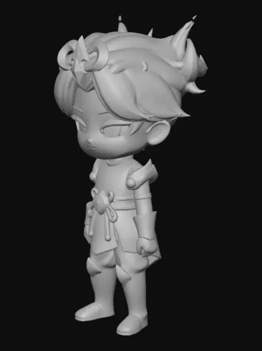 3D model for Mystic Warrior