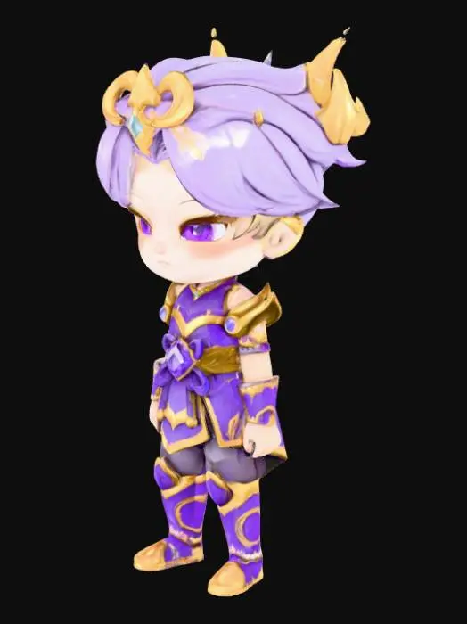 3D model for Mystic Warrior