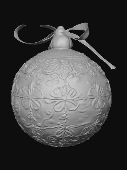 3D model for Eine Weihnachtsbaumkugel, 8cm Durchmesser,