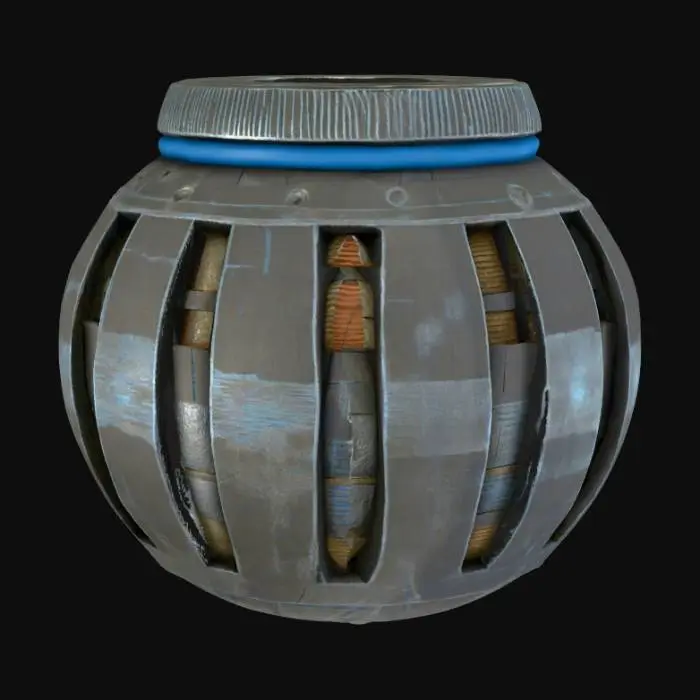 3D model for EMP grenade