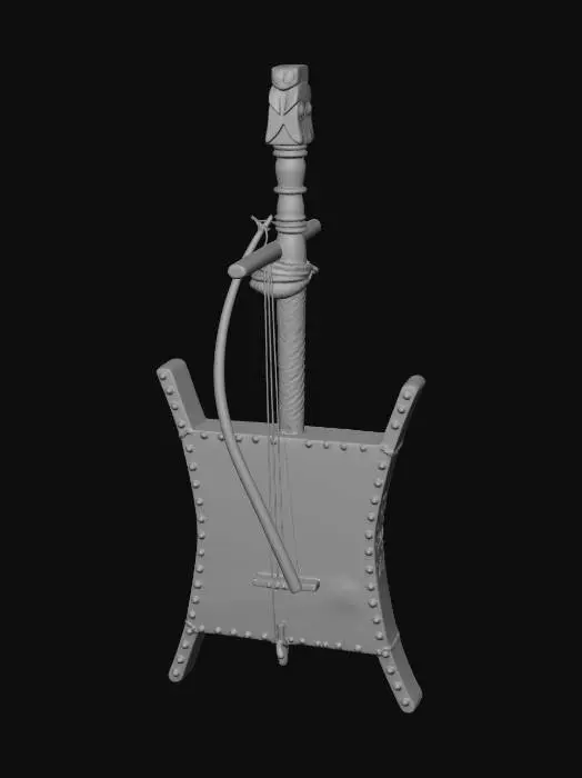 3D model for Bow drill fire starter