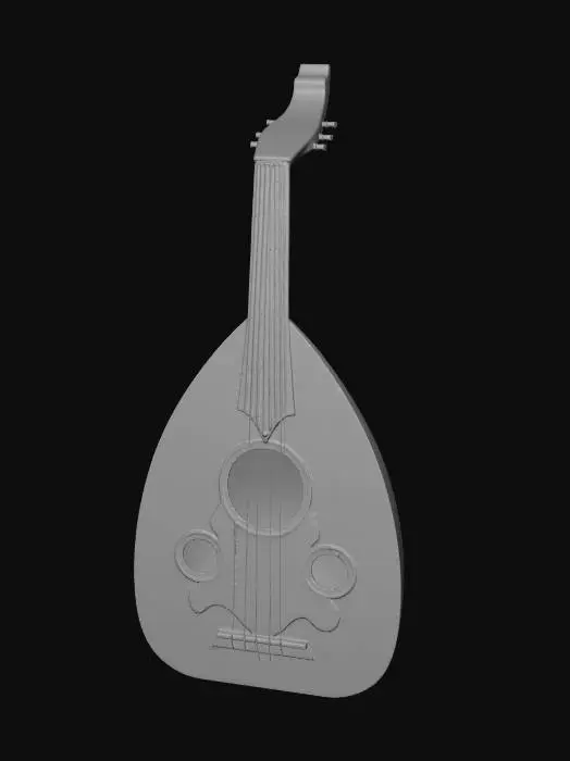 3D model for Oud silhouette