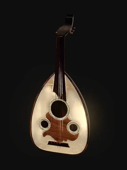3D model for Oud silhouette
