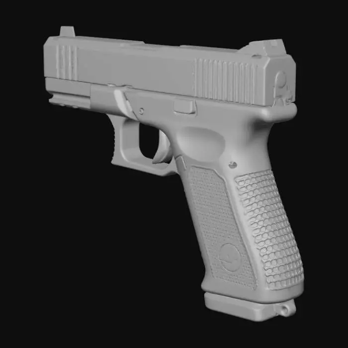3D model for Pistola Glock 17. 9 mm.