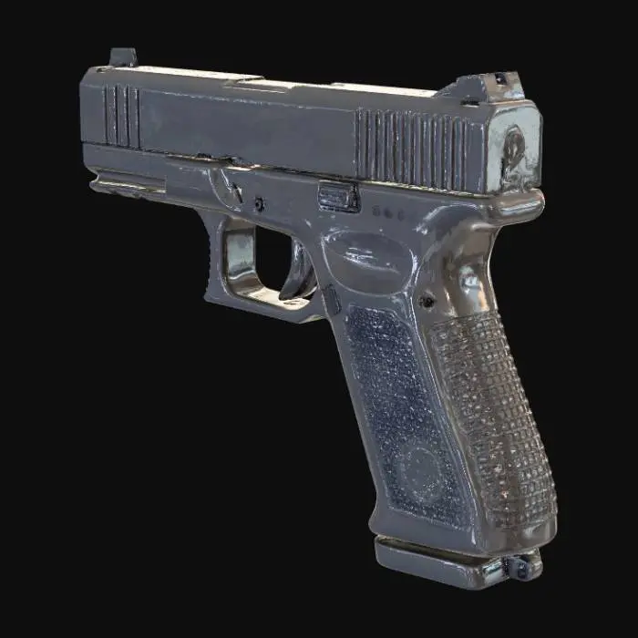 3D model for Pistola Glock 17. 9 mm.