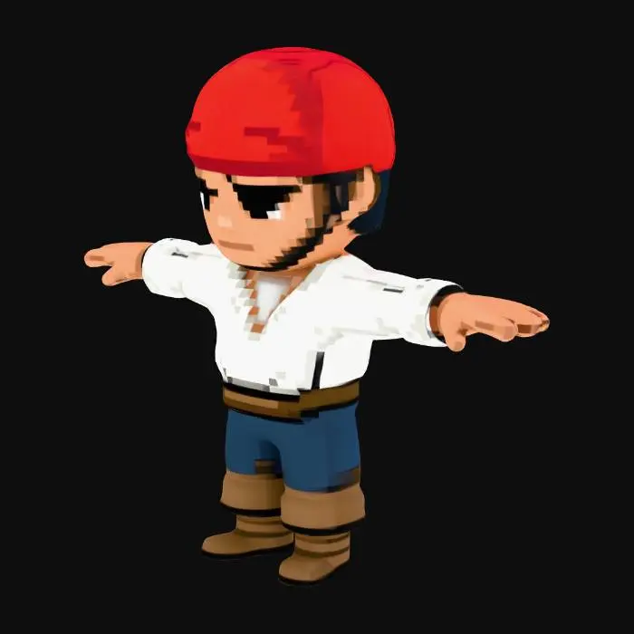 3D model for pirat