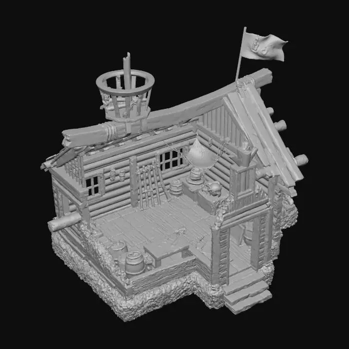 3D model for Pirate House