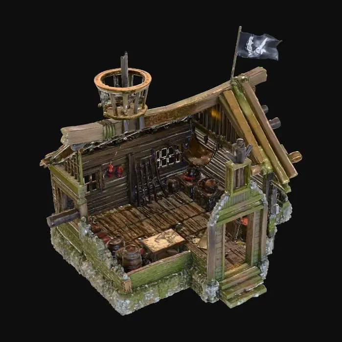 3D model for Pirate House