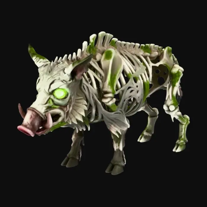 3D model for Undead Boar Specter