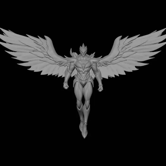 3D model for Golden Winged Knight