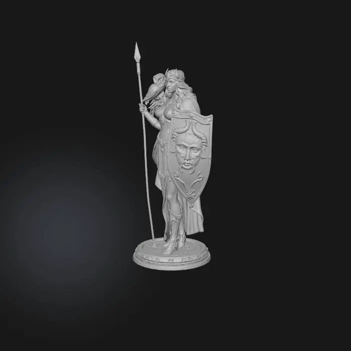 3D model for Goddess of Wisdom