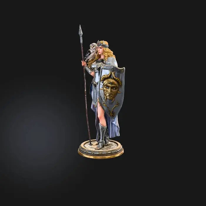3D model for Goddess of Wisdom