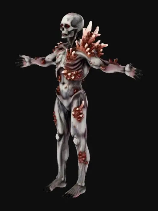 3D model for Zombified Fungus Creature