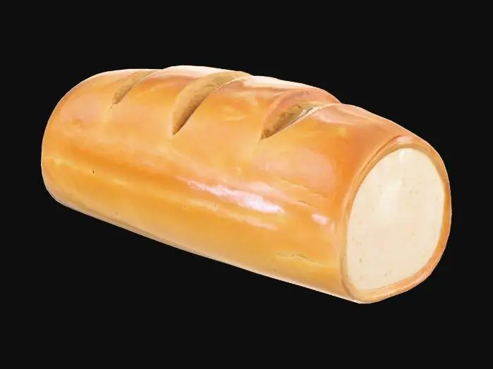 3D model for bread
