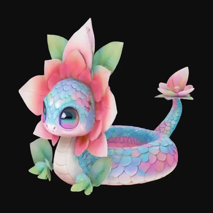 3D model for Blossom Serpent